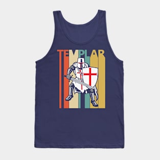 Vintage Templar Knight Tank Top